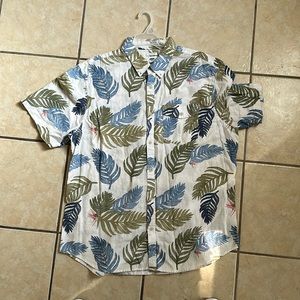 OLD NAVY LINEN BUTTON-UP